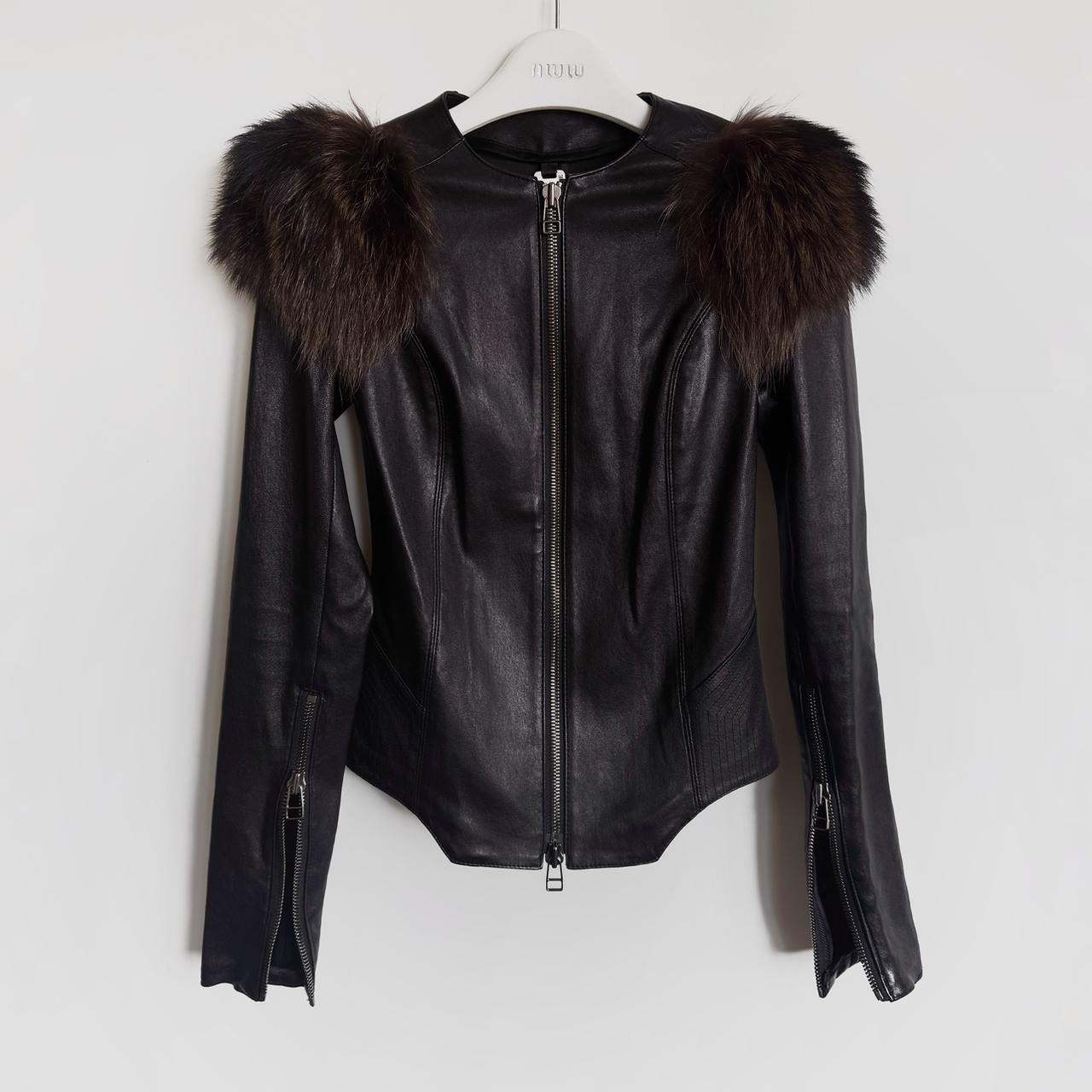 ジャケット・アウター THE WYLER CLOTHING leather jacket Classic Streetwear: Women's Black Biker Leather Jacket with